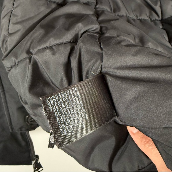 The North Face Mauna Kea Goose Down Jacket Women’s Size Small Black Hooded Parka - Picture 10 of 16